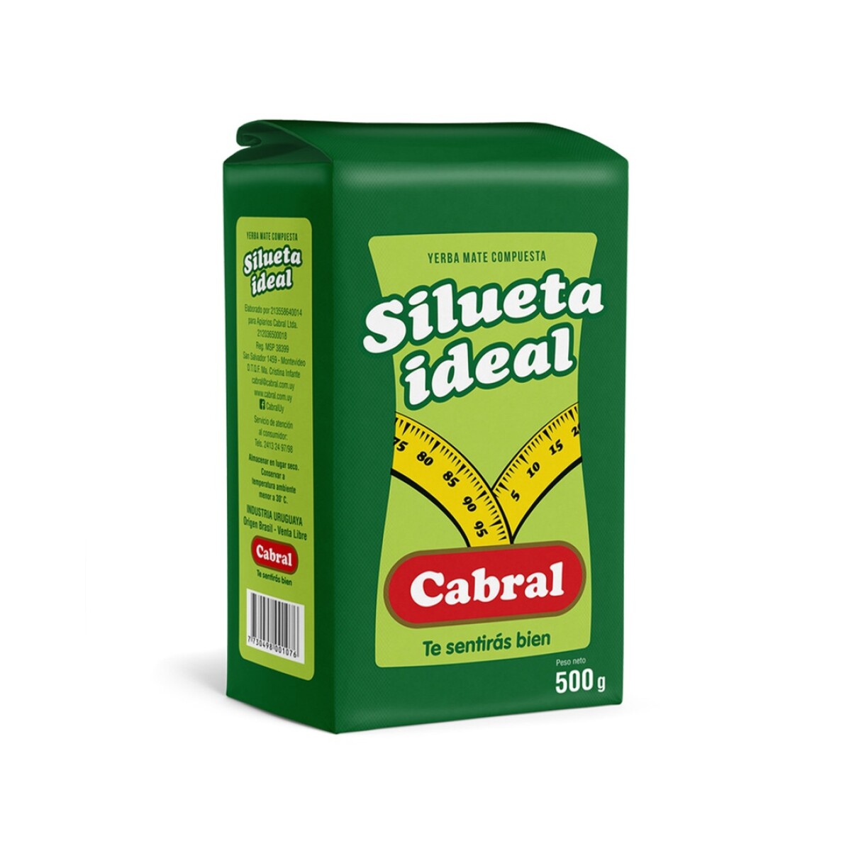 YERBA CABRAL SILUETA 500G 