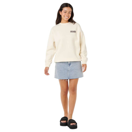 Buzo Rip Curl Surf Puff Inspired Crew Beige