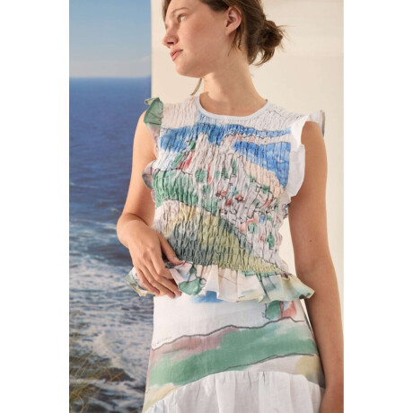 Top Bioma Print Agua