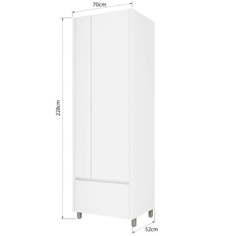 ARMARIO LAVANDERIA 70 CM MDF BLANCO SUECIA