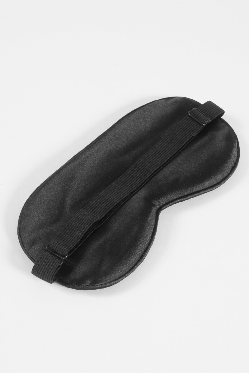 Tapa ojos satén negro