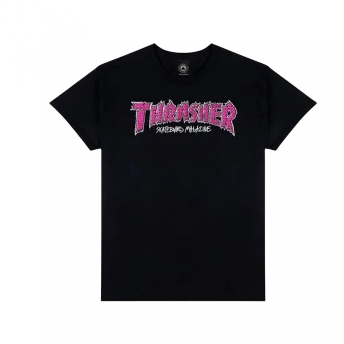 REMERA Thrasher Brick Logo - Black 