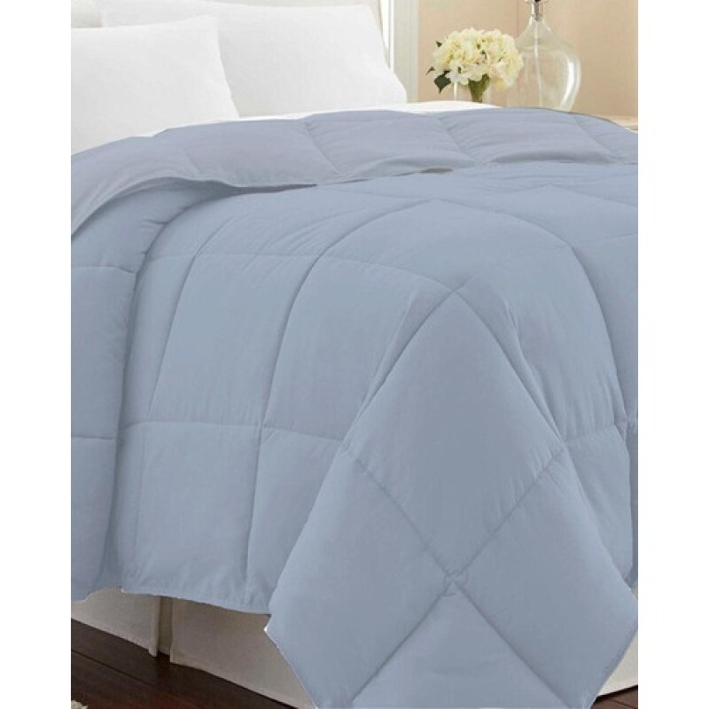 Acolchado de plumas Dohler Home Class 240x260cm Índigo Liso
