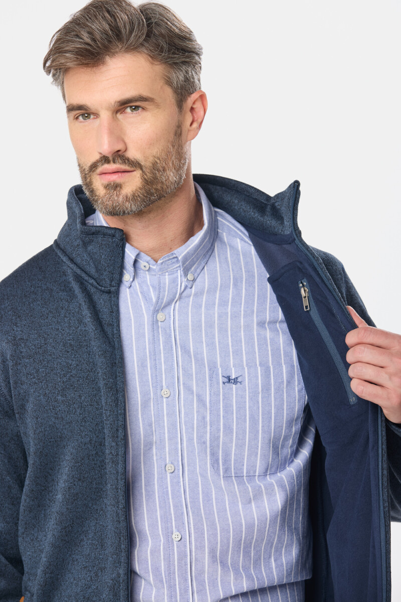 CAMPERA FELPA ESPECIAL - Azul 
