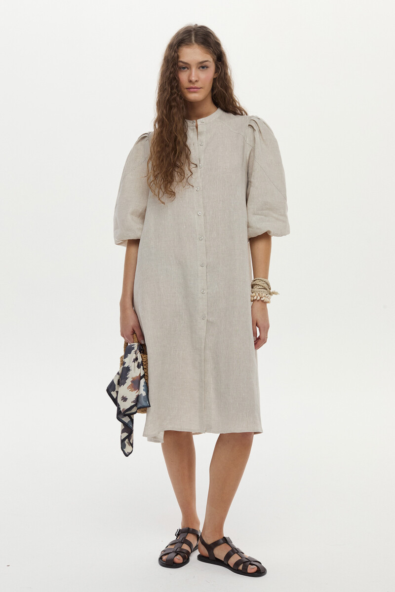 Vestido Perla Beige
