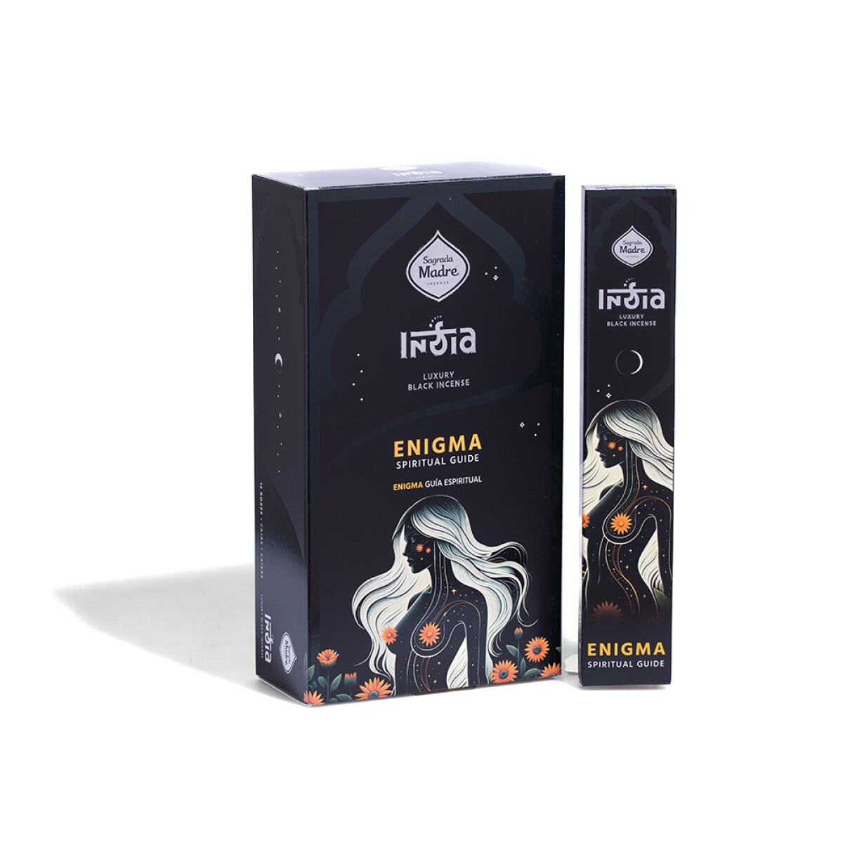 INCIENSO INDIA BLACK SAGRADA MADRE X12 - Enigma 