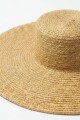 Sombrero rafia tostado