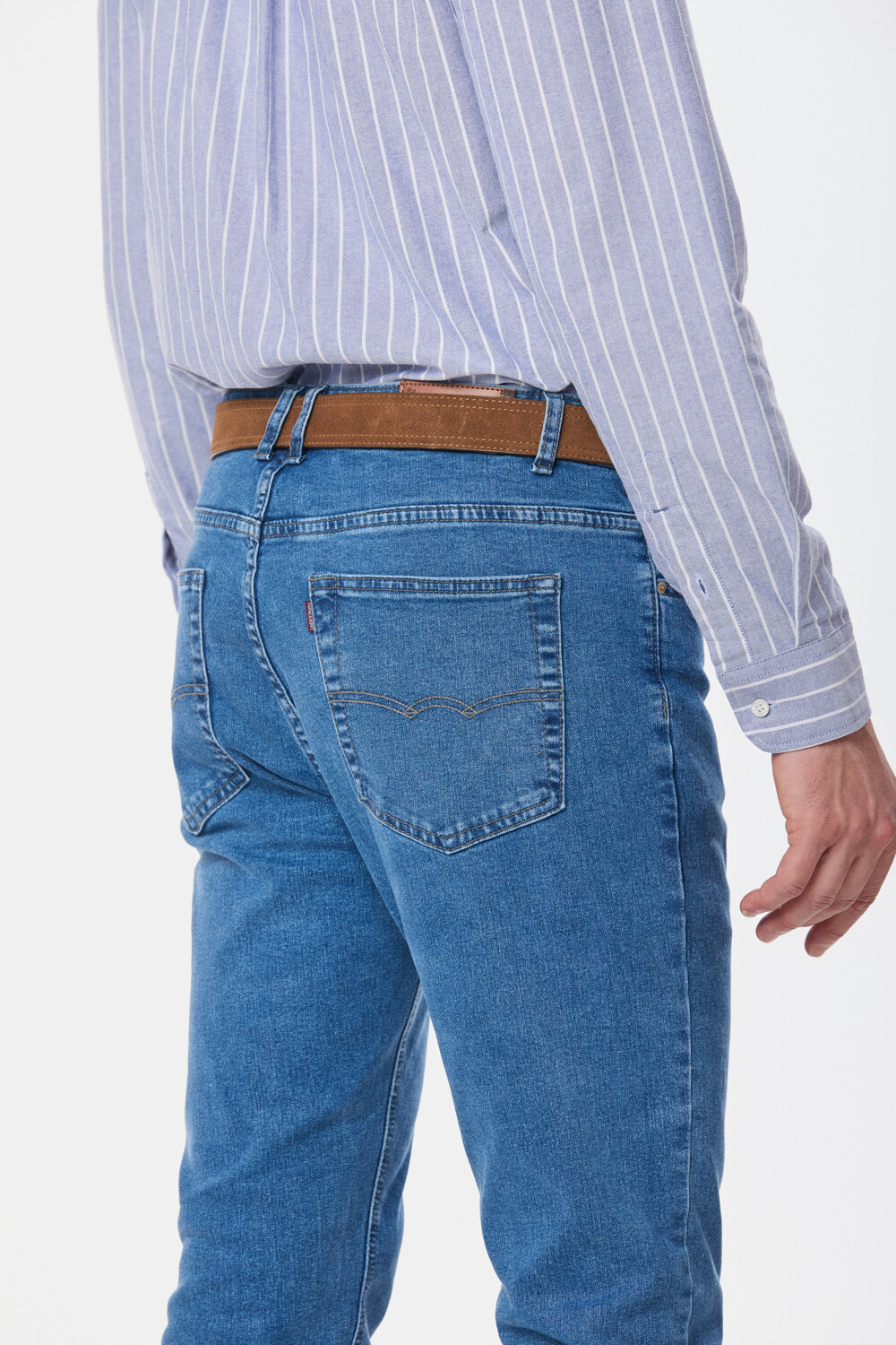 PANTALÓN DE JEAN SKINNY Azul Claro