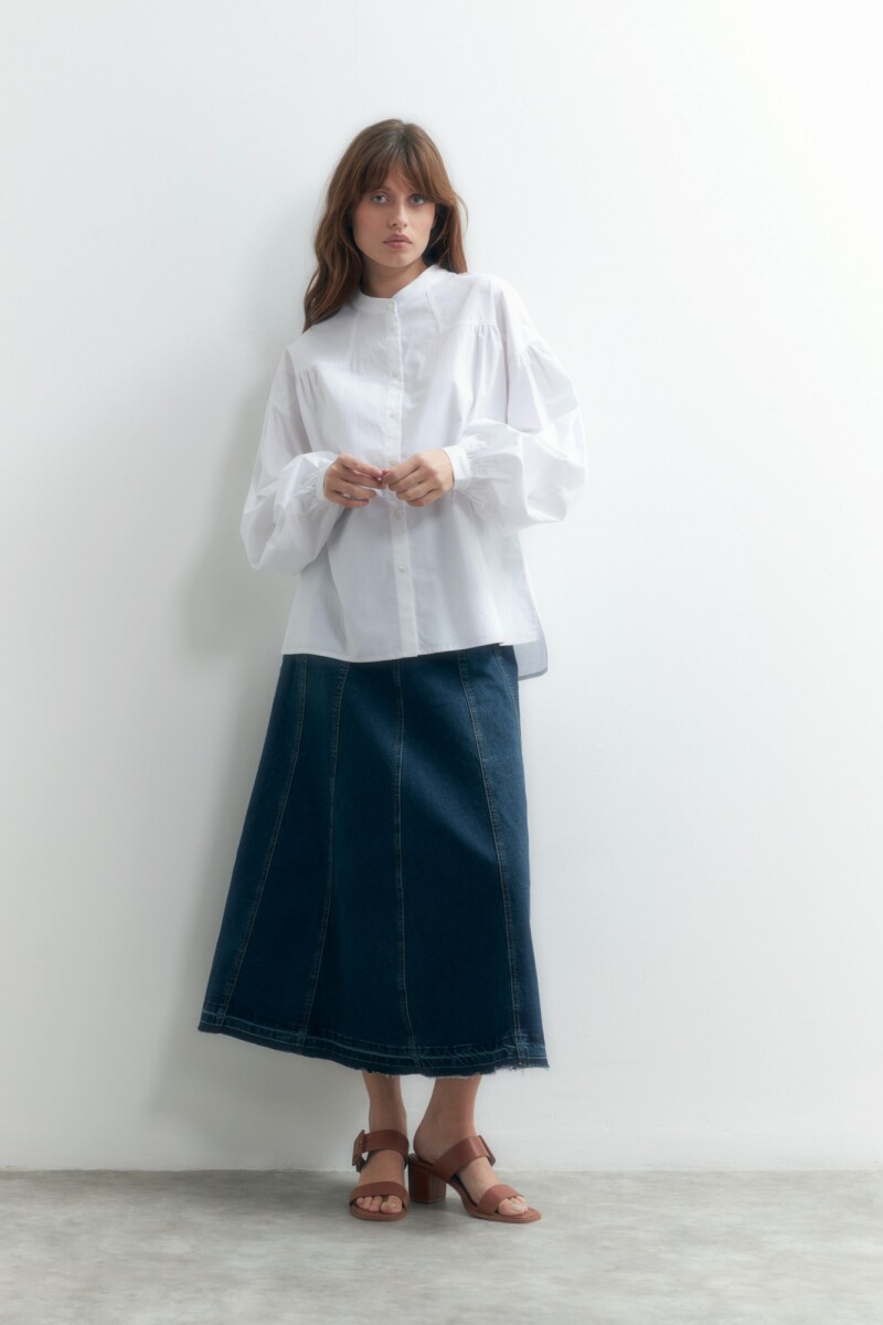 Camisa oversized blanco