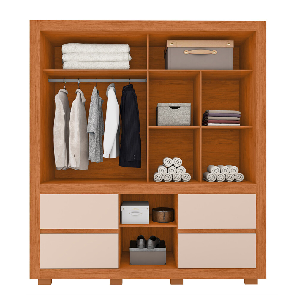 ROPERO CON ESPEJO MODELO OPTIMUS 1.9 COLOR FREIJO/OFF WHITE(8002200390-473) Ropero Con Espejo Modelo Optimus 1.9 Color Freijo/off White(8002200390-473)
