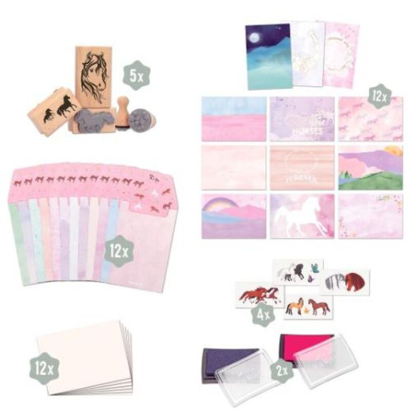 Set de cartas y sellos- Miss melody Set De Cartas Y Sellos- Miss Melody