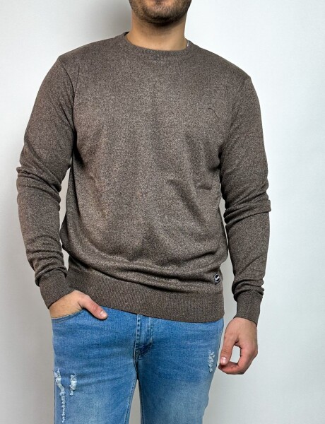 Sweater tejido Sigur Marron