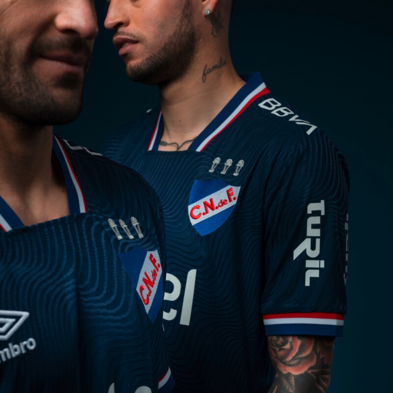 Remera de Juego Nacional Camiseta Alternativa de Hombre Azul