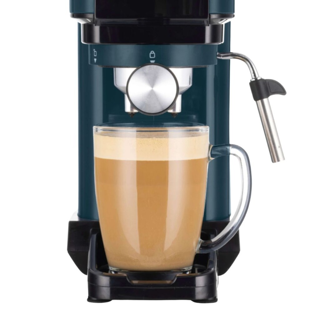 Cafetera Espresso - 15 Bares 1300W - con Espumador - Ariete Blanca