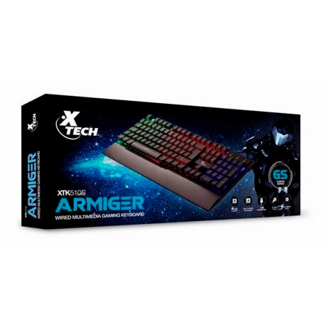 Teclado Gamer Xtech XTK-510S Armiger con luz led multicolor Teclado Gamer Xtech XTK-510S Armiger con luz led multicolor