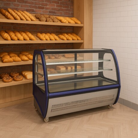 Vitrina Refrigerada Curva 380 Litros 150 x 70 x 120 cm Vitrina Refrigerada Curva 380 Litros 150 x 70 x 120 cm