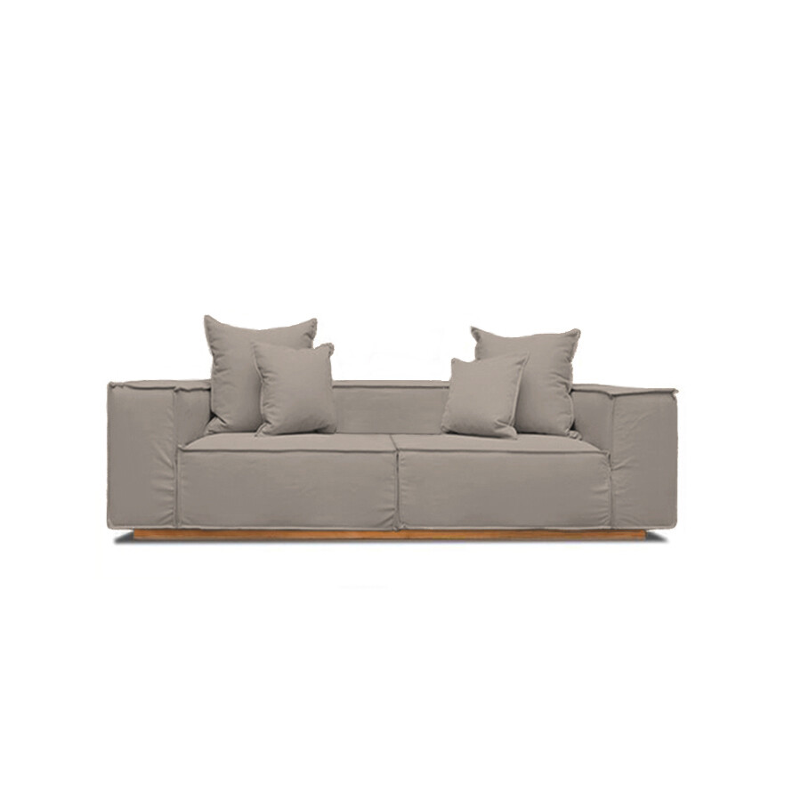 Sillón Luciana 3 Cuerpos Gris