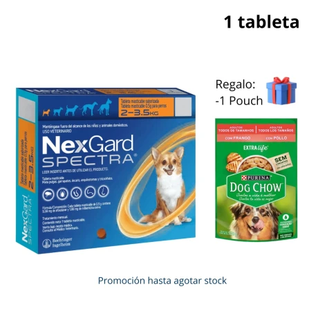 NEXGARD SPECTRA XS 1 COMP 2-3.5KG Nexgard Spectra Xs 1 Comp 2-3.5kg