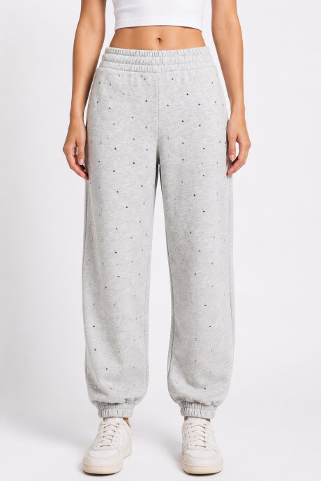 Babucha Stars Gris Melange