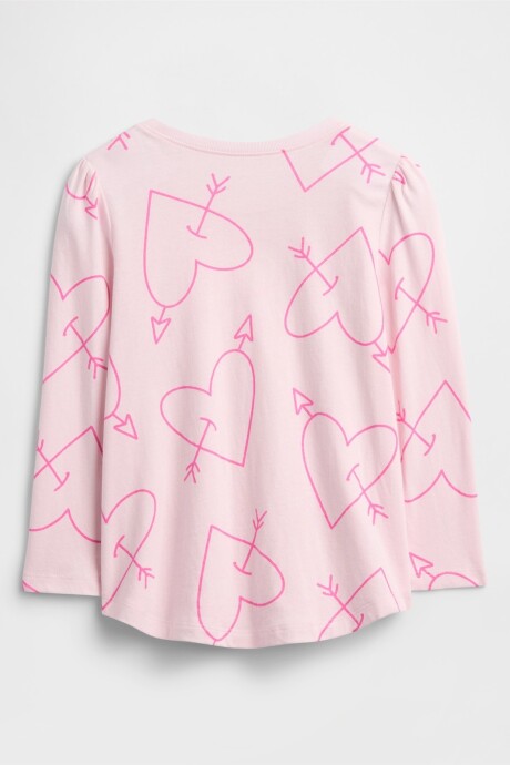 Remera Gráfico Toddler Niña Pink Hearts 558
