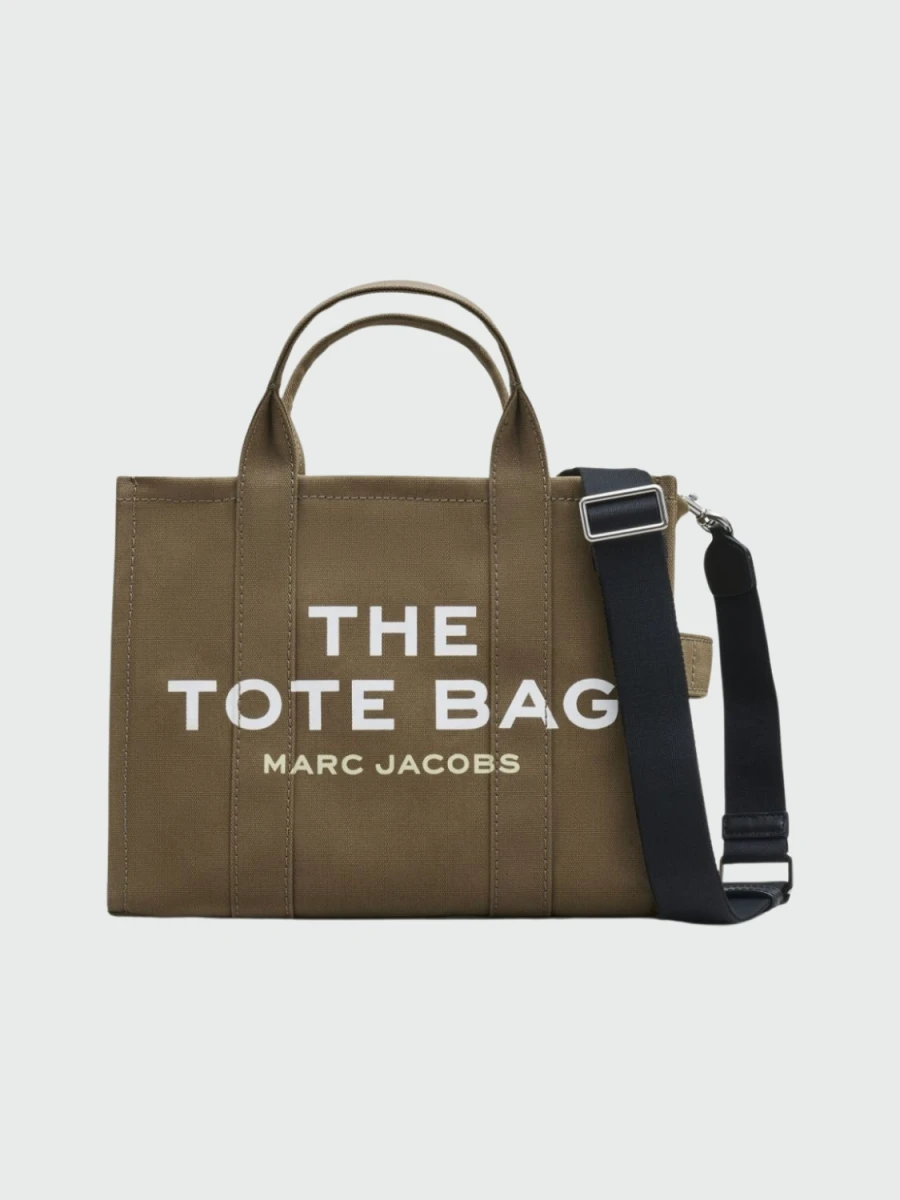 Marc jacobs - Bolso de lona, The Medium Tote - Verde 