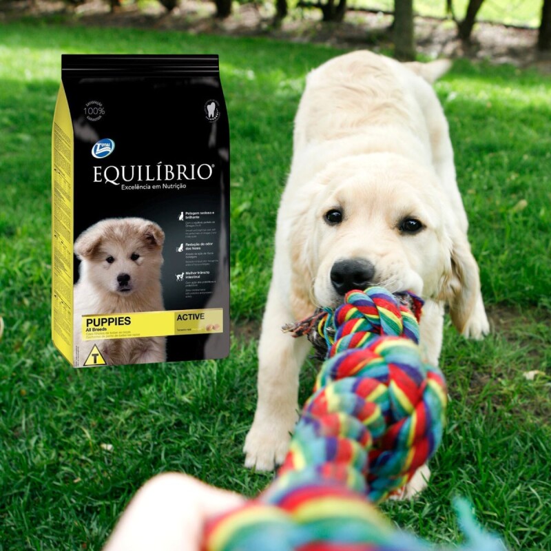 EQUILIBRIO PERROS CACHORROS TODAS LAS RAZAS 15 + 3 KG