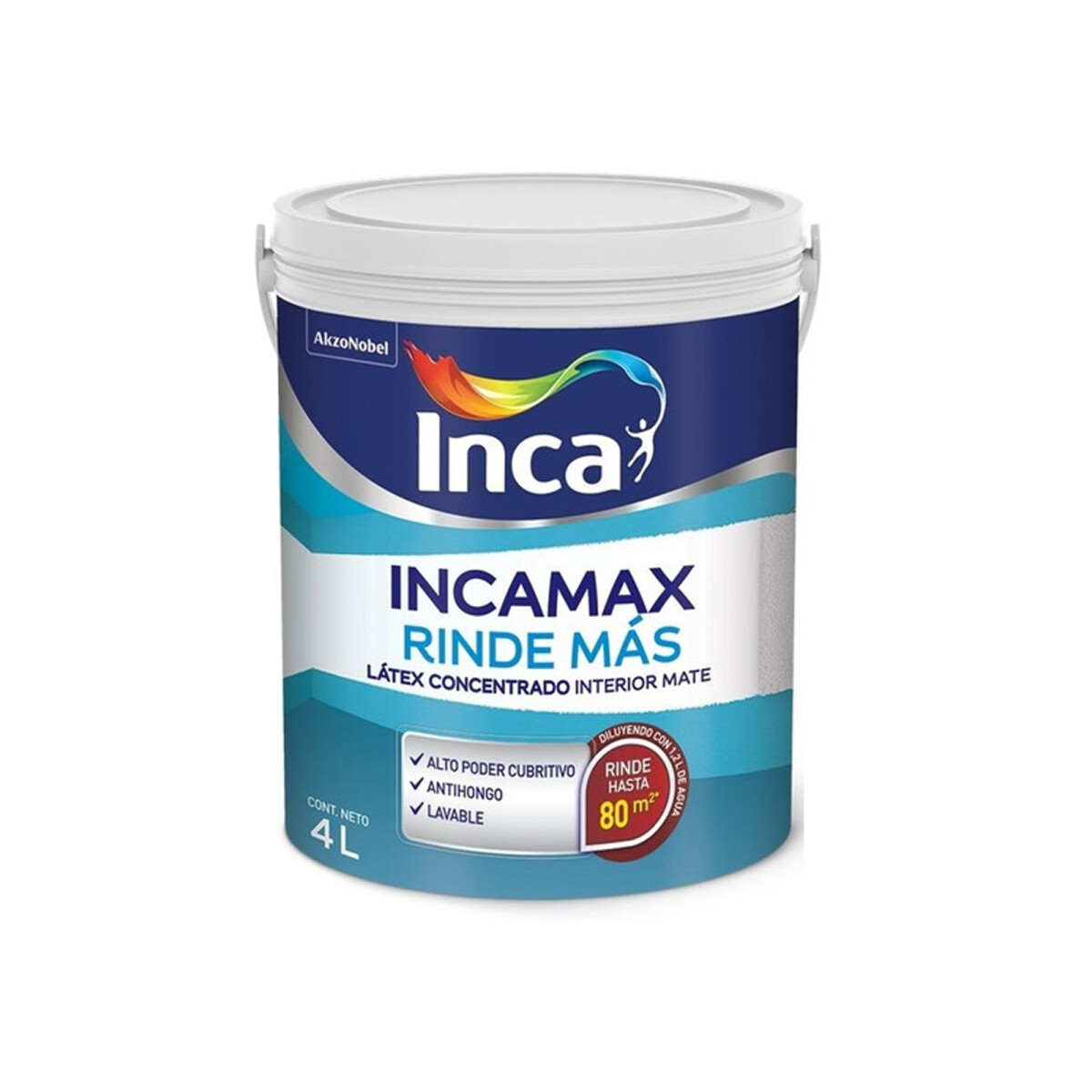 Incamax Rinde Mas Blanco 4l 