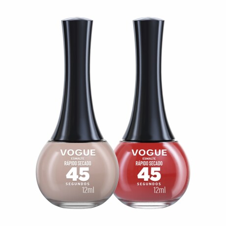 Pack Vogue Rojo y Nude Pack Vogue Rojo y Nude