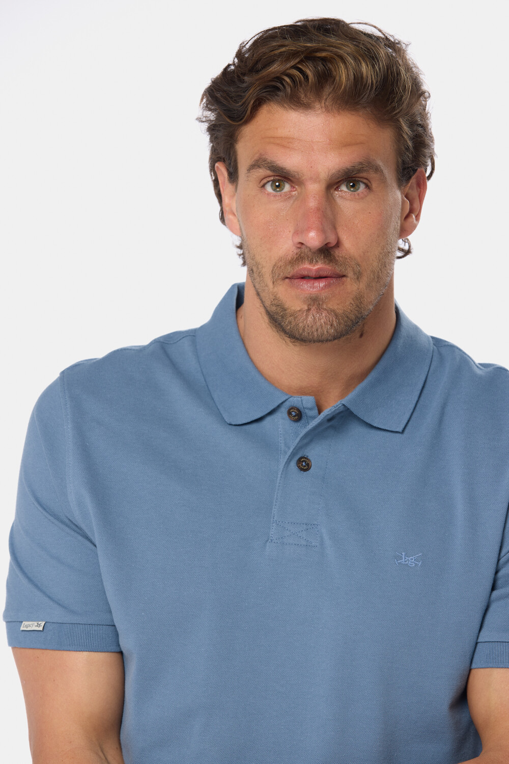 REMERA POLO PIQUE LISA Piedra