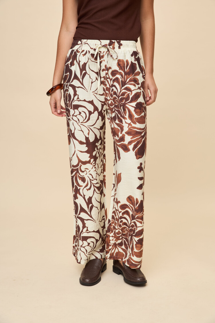 PANTALÓN SALOME PRINTED Marron