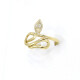 Anillo Vibora En Oro 18K Con Brillantes Anillo Vibora En Oro 18K Con Brillantes