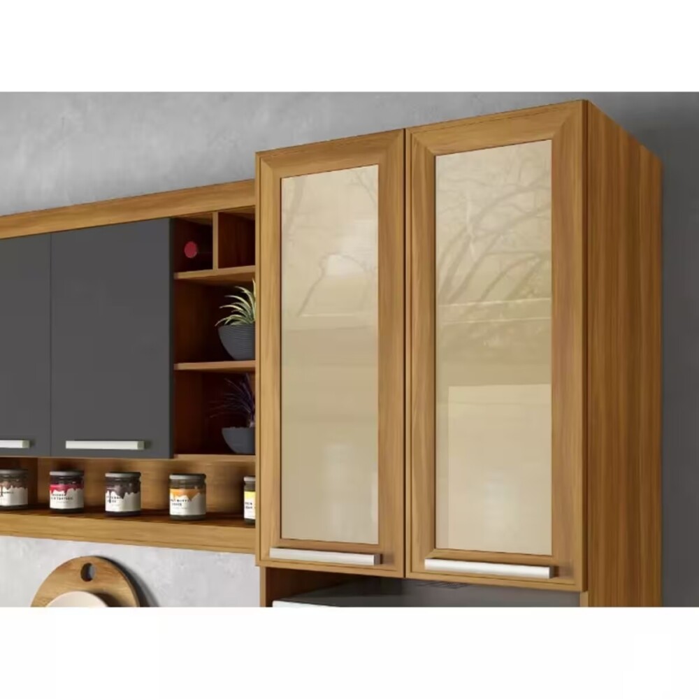 Armario Burguesa Gris 70cm 4 puertas 1 cajón Armario Burguesa Gris 70cm 4 Puertas 1 Cajón