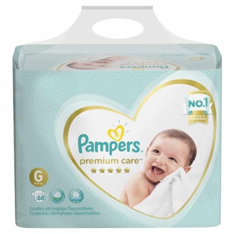 Pañales Pampers Premium Care G X 68 Pañales Pampers Premium Care G X 68