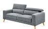 Sofá 3 cps MILO Easy Clean Gris
