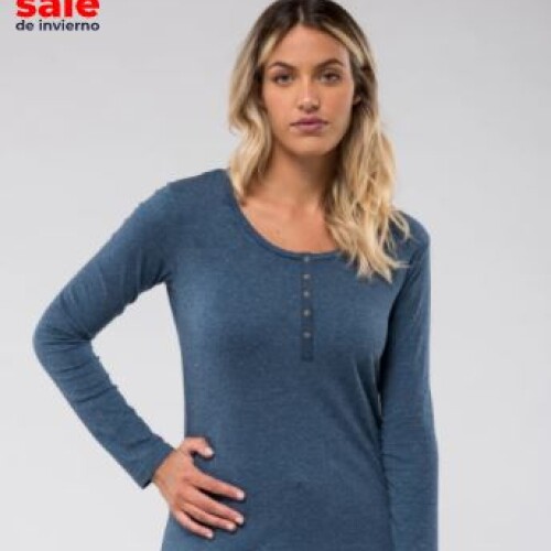 Blusa lisa Azul
