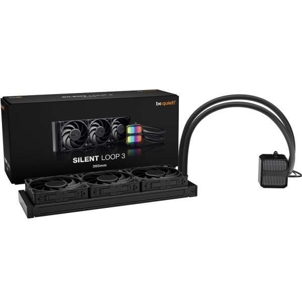 Watercooler Be Quiet Silent Loop 3 360mm Argb Amd Intel WATER COOLER BE QUIET! SILENT LOOP 3 360