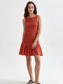 Vestido Kamar Rojo Anaranjado
