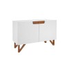 MUEBLE VAJILLERO 2 PUERTAS - LACA OFF WHITE - DETALLES MADERA CLARA MUEBLE VAJILLERO 2 PUERTAS - LACA OFF WHITE - DETALLES MADERA CLARA