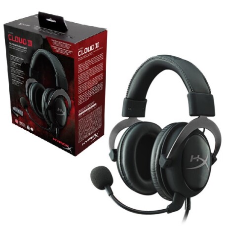 Auriculares Kingston Hyper X Cloud Ii Pro Gaming Gun Metal 001