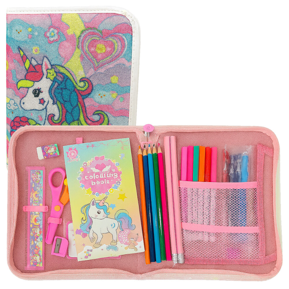 Cartuchera Infantil 36 Accesorios Unicornio Cartuchera Infantil 36 Accesorios Unicornio