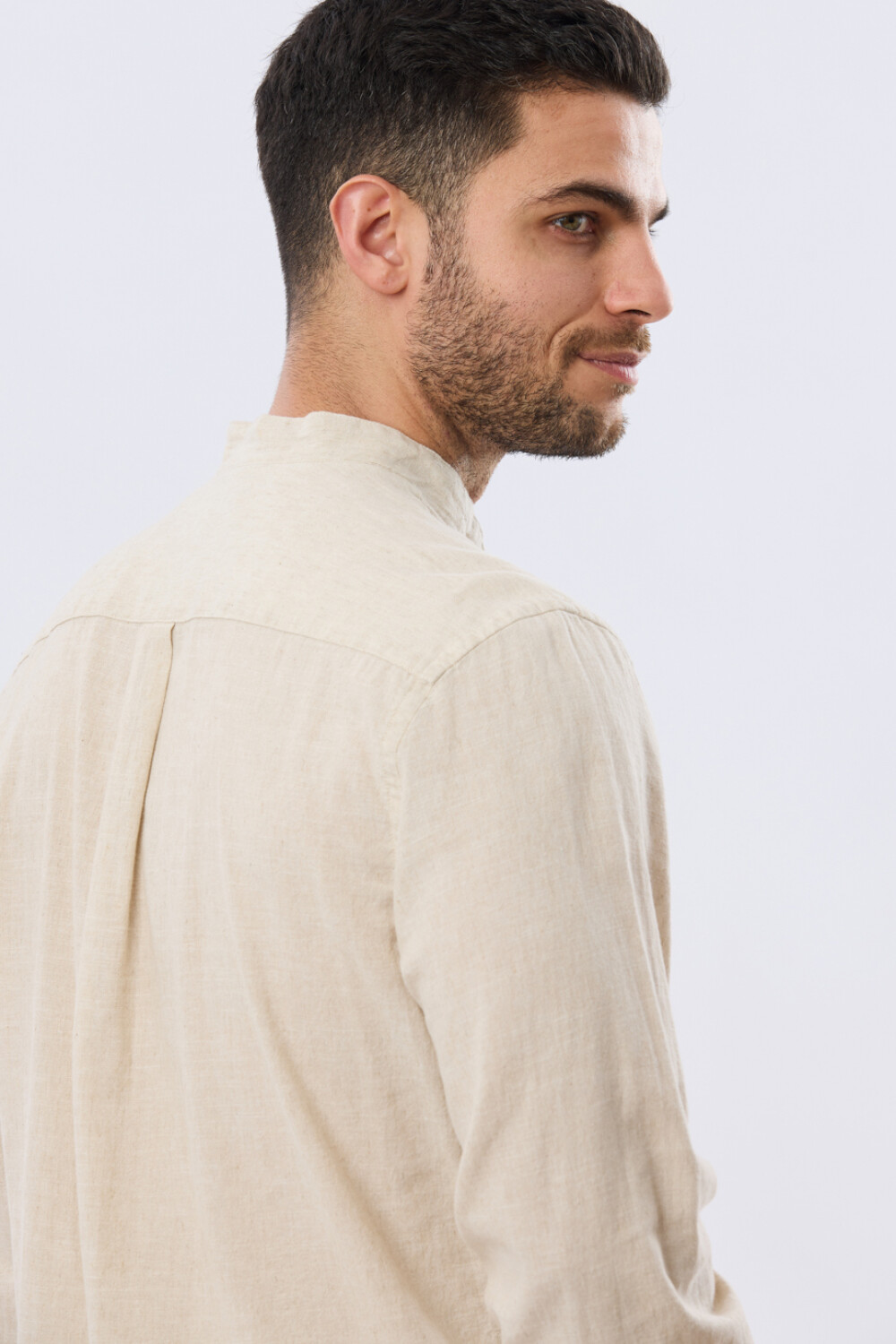 CAMISA LINO CUELLO MAO Arena
