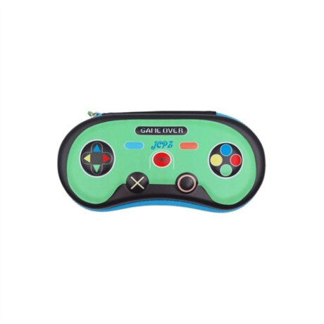 Cartuchera rígida joystick Verde