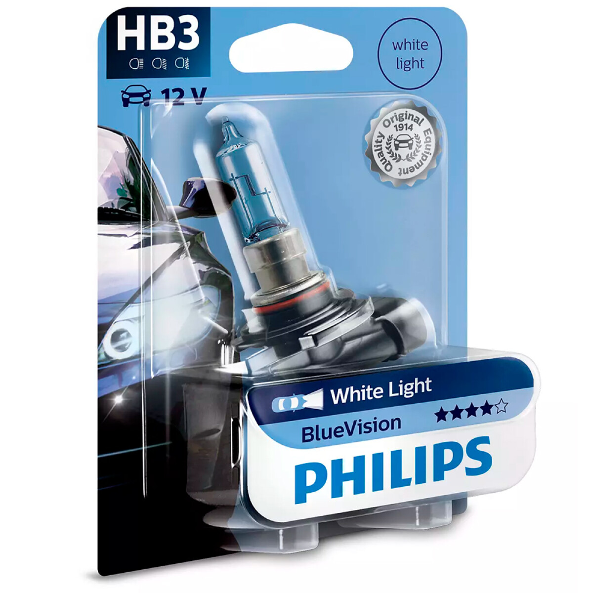 LAMPARA - HALOGENA 12V 60W HB3 BLUE VISION PHILIPS 
