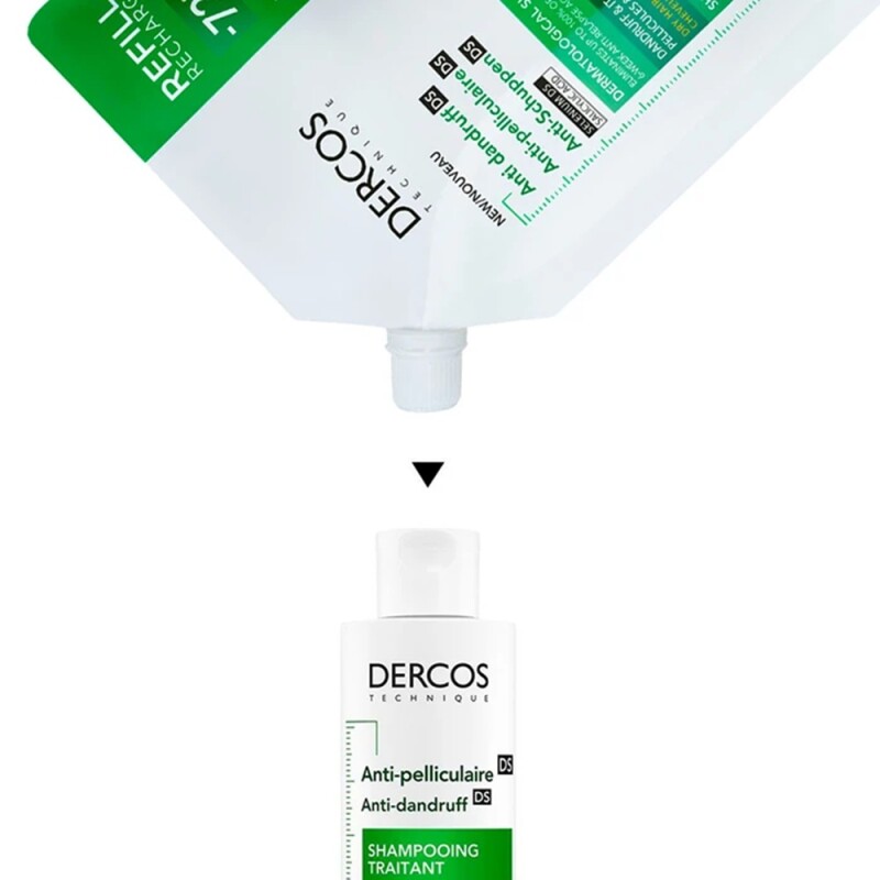 Vichy Dercos Shampoo Anticaspa Dry Refill 390 Ml. Vichy Dercos Shampoo Anticaspa Dry Refill 390 Ml.
