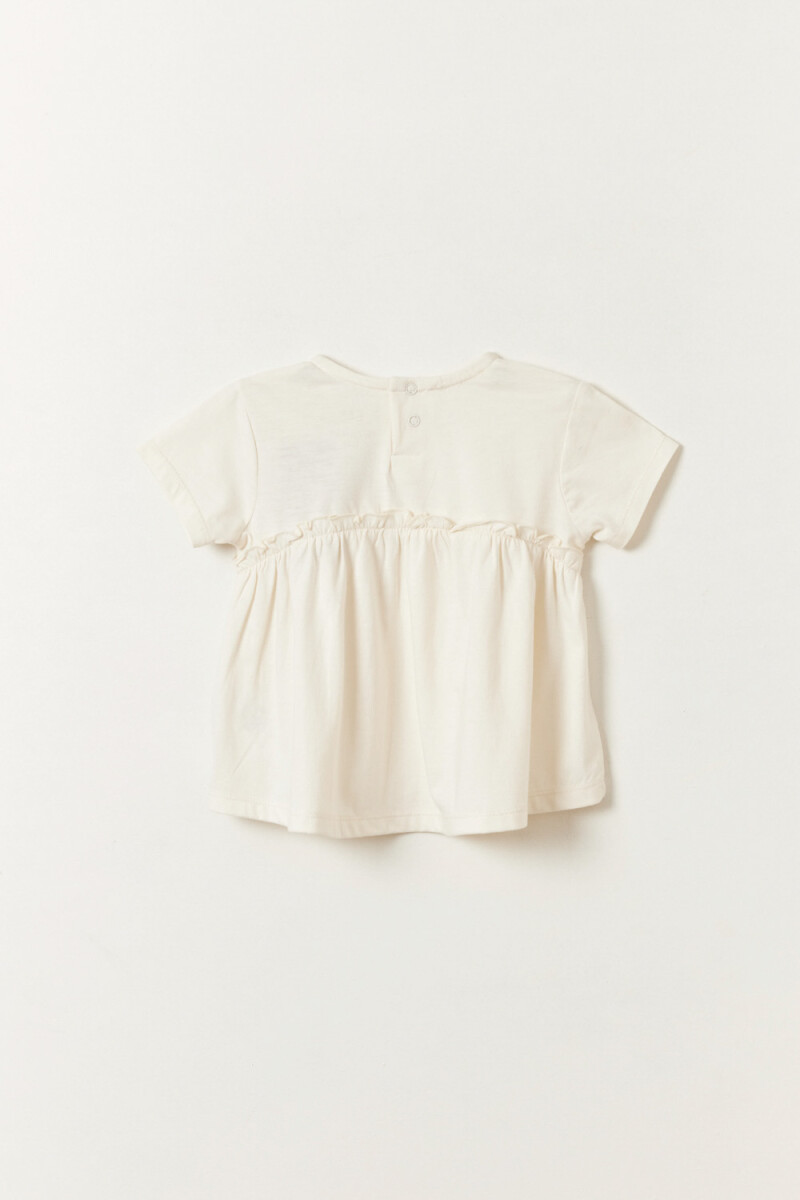 Remera corte Cruda