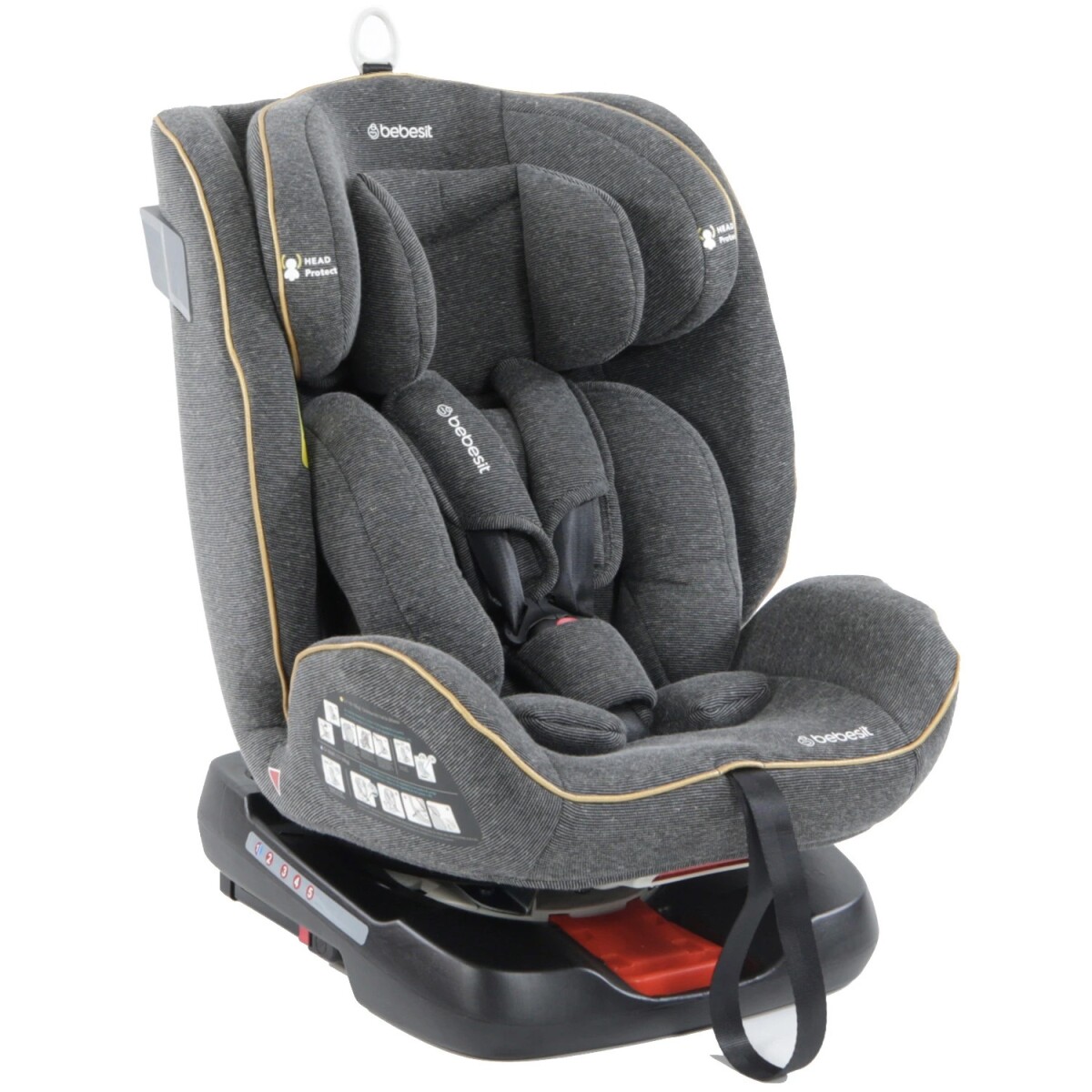 Butaca Auto Bebesit Supra Premium Gira 360º Isofix 0-36kg 