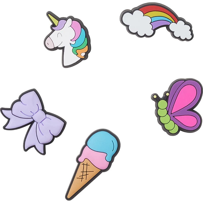 Jibbitz™ Charm Young Girl Cartoons 5 Pack Multicolor