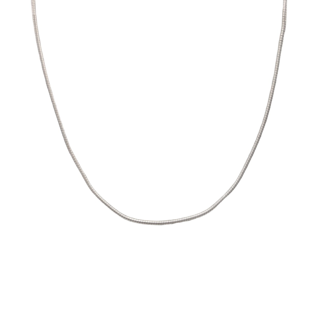 Cadena Omega-Plata 925-Sin Piedra-CD3091 - sinpiedra 