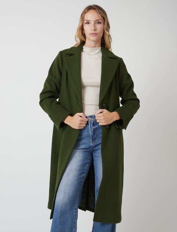 Tapado Largo Lana VERDE