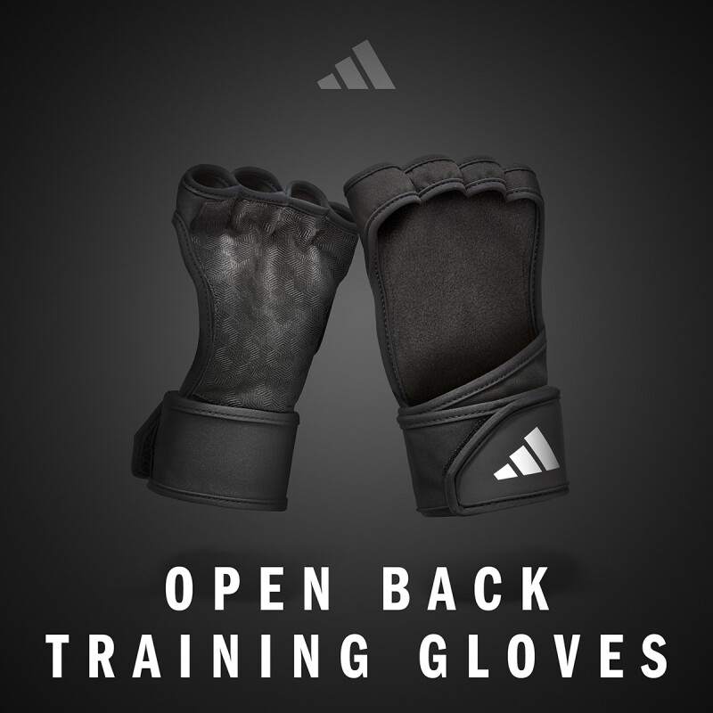 Guantes Open Back adidas Negro